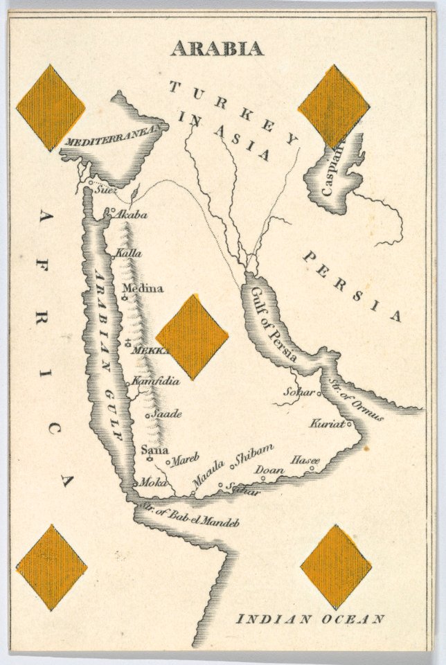 Arabia from Court Game of Geography MET DP862911
