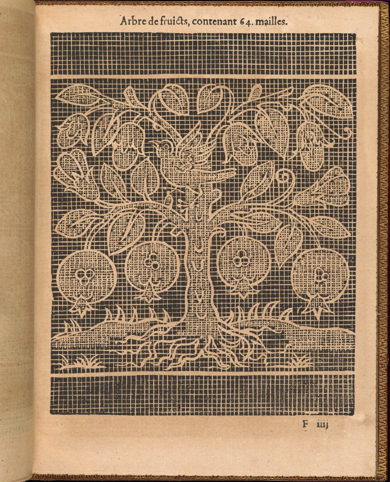 La Pratique de l'Aiguille, page 23 (recto) MET DP358177