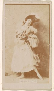 Annie St. Tel, from the Actresses series (N245) issued by Kinney Brothers to promote Sweet Caporal Cigarettes MET DP859643