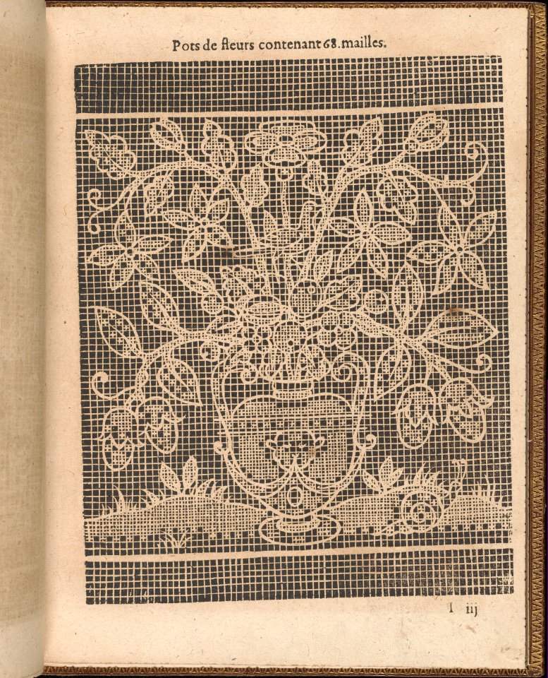 La Pratique de l'Aiguille, page 34 (recto) MET DP358187