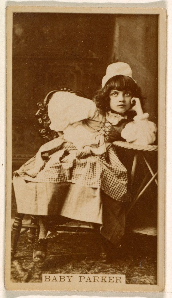 Baby Parker, from the Actresses series (N245) issued by Kinney Brothers to promote Sweet Caporal Cigarettes MET DP859300