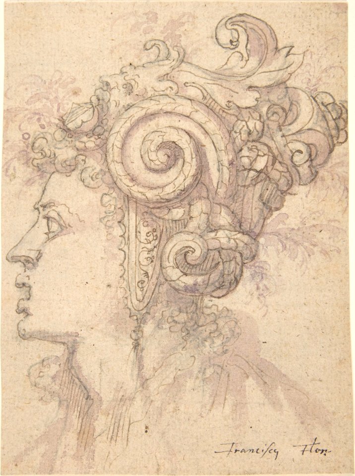 Head of a Woman with Helmet Looking Left MET DP803363