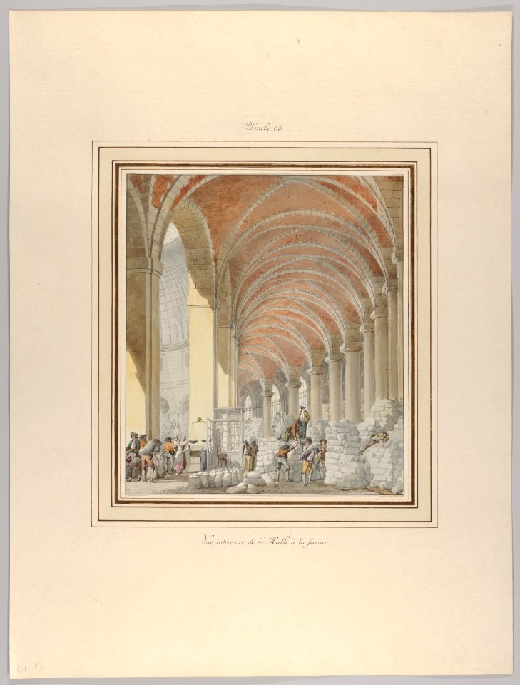 La Halle aux Blés, Interior View MET DP836565