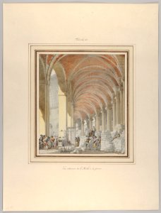 La Halle aux Blés, Interior View MET DP836565