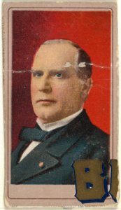 Display cutout, William McKinley, from the Heroes of the Spanish War series (T175) MET DP842593