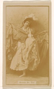 Annie St. Tel, from the Actresses series (N245) issued by Kinney Brothers to promote Sweet Caporal Cigarettes MET DP859642