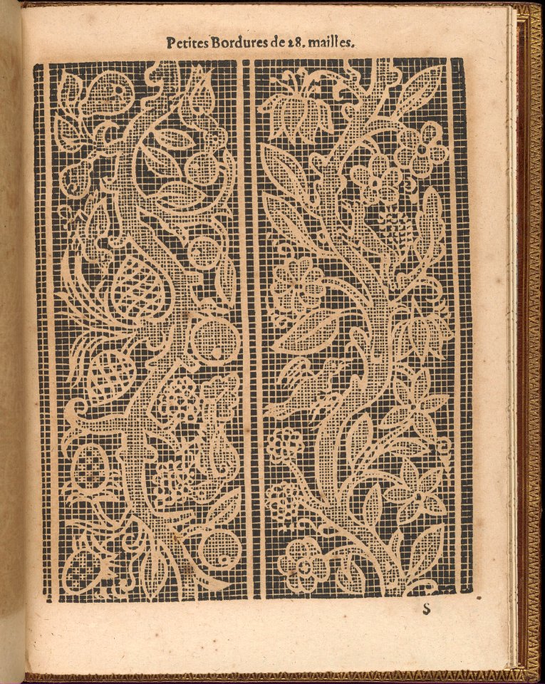 La Pratique de l'Aiguille, page 68 (recto) MET DP358242