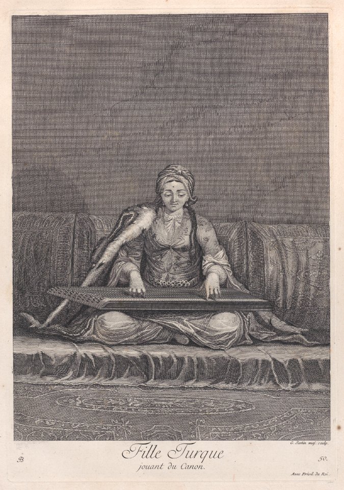 Fille Turque, jouant du Canon Met DP887233