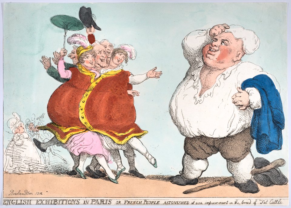 English Exhibitions in Paris or French People Astonished at Our Improvement in the Breed of Fat Cattle MET DP881752