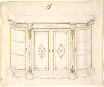 Cabinet Design MET DP806519. Free illustration for personal and commercial use.