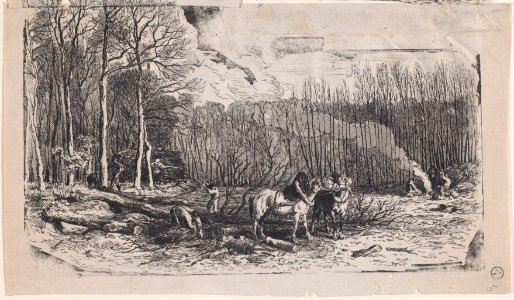 February from Album of Rustic Subjects Met DP888918