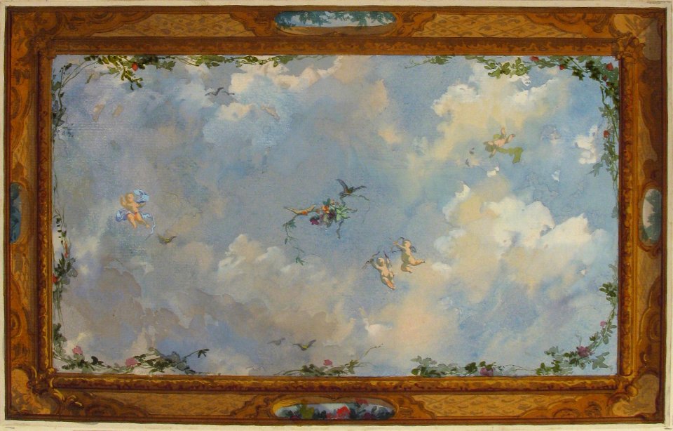Design for Salon Ceiling, Hôtel Candamo MET 67.827.67