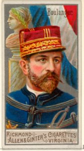 Georges Ernest Jean-Marie Boulanger, from the Great Generals series (N15) for Allen & Ginter Cigarettes Brands MET DP834762