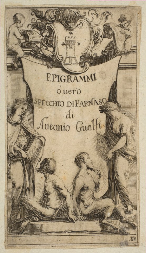 Frontispiece for Epigrammi de Guelfi MET DP817966
