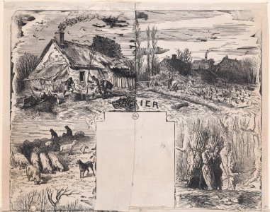 February from Album of Rustic Subjects Met DP888903