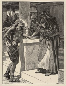 Cushi Brings to David News of the Death of Absalom (Dalziels' Bible Gallery) MET DP835819