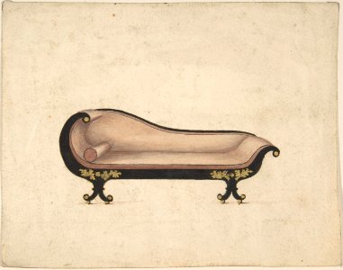 Design for a Sofa on Casters MET DP807035