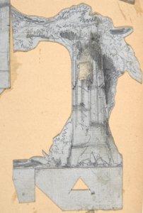 Design for a Stage Set at the Opéra, Paris MET DP809694