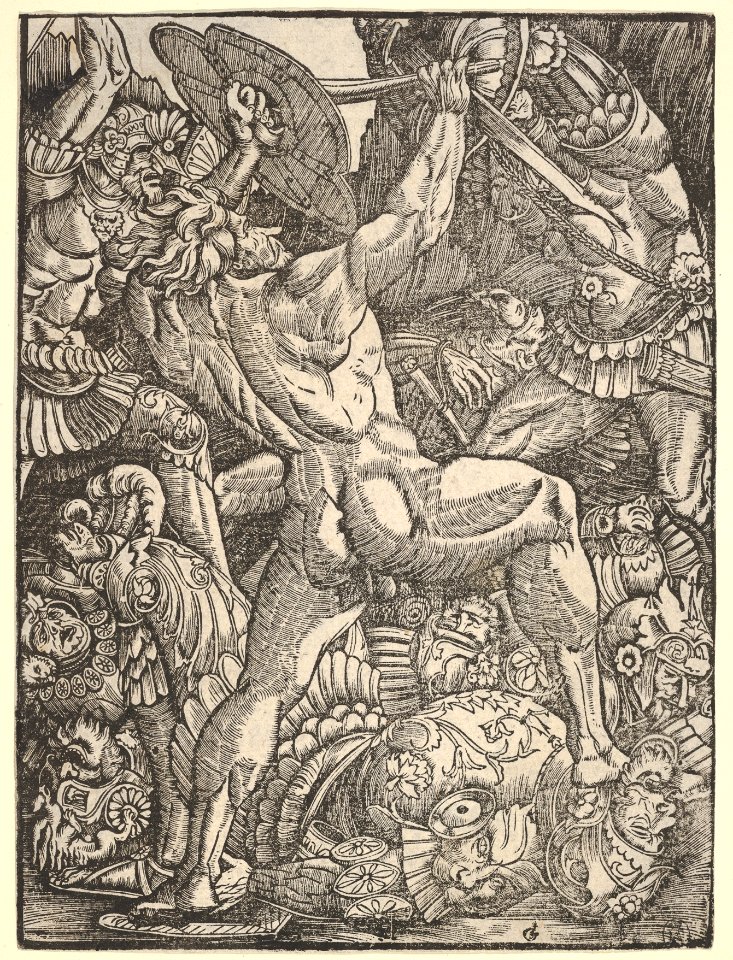 Hercules Fighting the Sons of Proteus MET DP832456