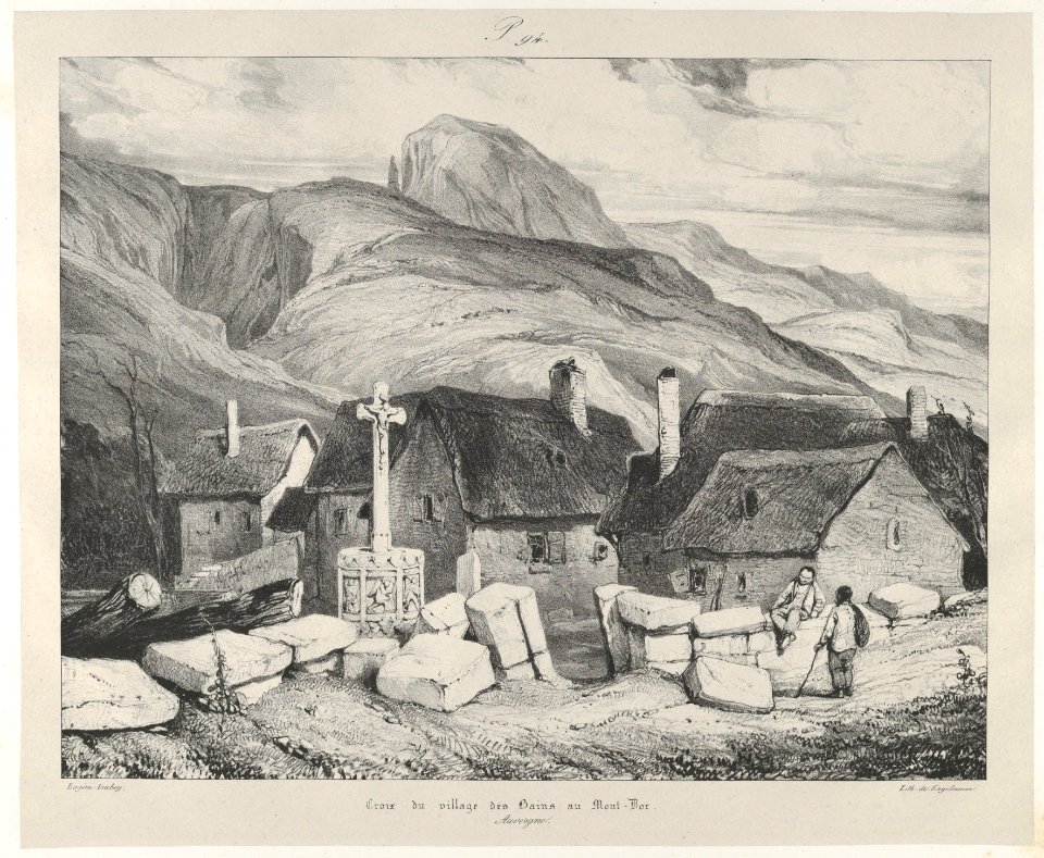 Cross of the Village of Bains au Mont-Dor MET DP853792