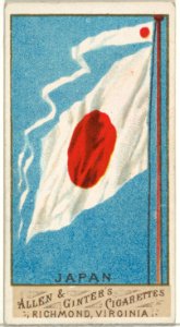 Japan, from Flags of All Nations, Series 1 (N9) for Allen & Ginter Cigarettes Brands MET DP841354