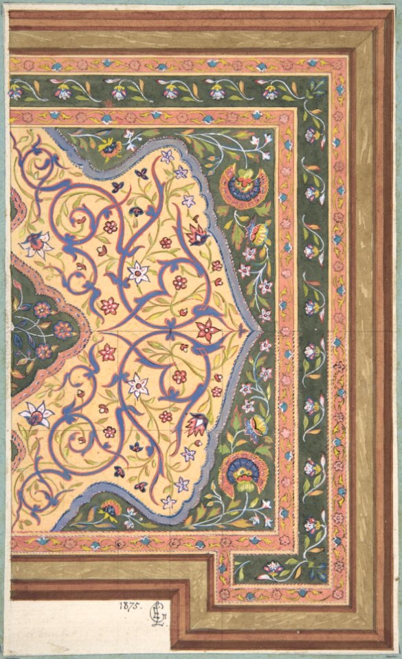 Islamic Ceiling Design for Deepdene House, Surrey MET DP806930