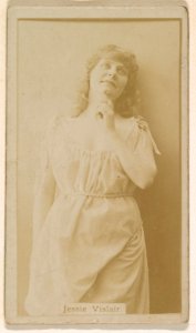 Jessie Vislair, from the Actresses series (N245) issued by Kinney Brothers to promote Sweet Caporal Cigarettes MET DP859806