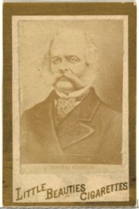 General Burnside, from the Actresses and Celebrities series (N60, Type 1) promoting Little Beauties Cigarettes for Allen & Ginter brand tobacco products MET DP839447