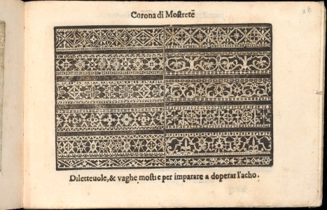 Corona delle Nobile et Virtuose Donne, Libro Terzo, page 20 (recto) MET DP362457
