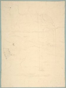 Design for the decoration of wall with wood panels and arched bays MET DP811214