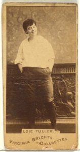 Loie Fuller, from the Actors and Actresses series (N45, Type 1) for Virginia Brights Cigarettes MET DP829603