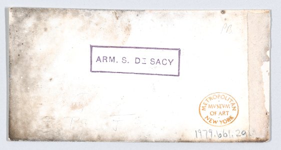 J.A.D. Ingres, calling card MET DP863332