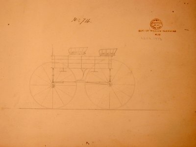 Design Four-seat Square Box Wagon, no. 467- 716 MET 23.112.1973verso