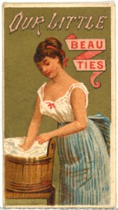From the Girls and Children series (N58) promoting Our Little Beauties Cigarettes for Allen & Ginter brand tobacco products MET DP839415