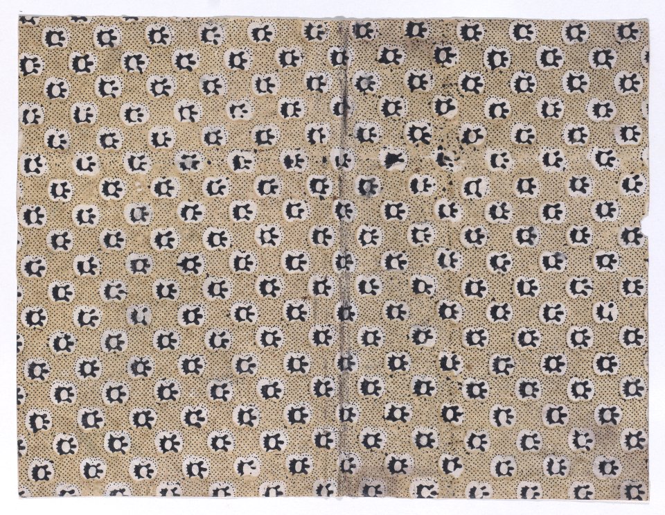 Book cover with overall dot and abstract pattern Met DP886465