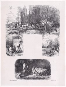 January from Album of Rustic Subjects Met DP888906