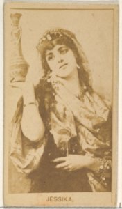 Jessika, from the Actors and Actresses series (N45, Type 8) for Virginia Brights Cigarettes MET DP831546