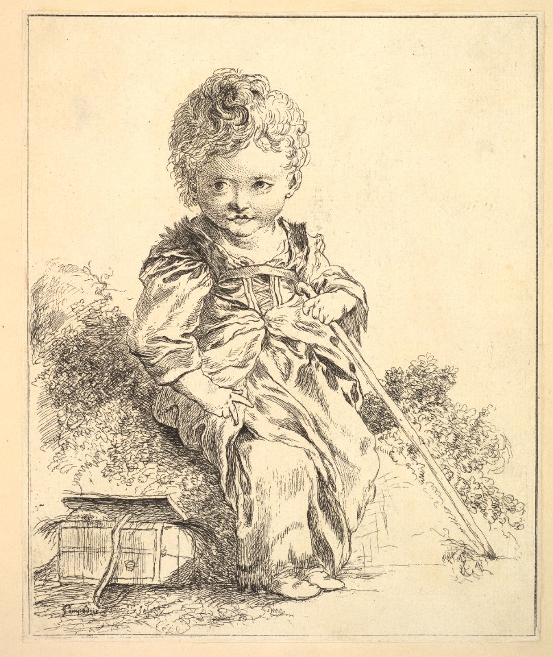 An enfant seated on a clod of earth MET 24.33(56)