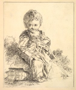 An enfant seated on a clod of earth MET 24.33(56)