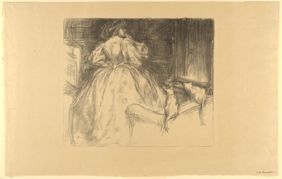 Biondina (The Woman with Cats - La Femme aux chats) MET DP834390