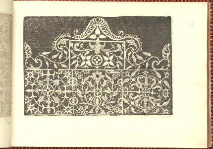 Corona delle Nobili et Virtuose Donne- Libro I-IV, page 19 (recto) MET DP353661