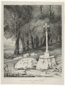 Cross on the Route from Clermont to Royal MET DP853782