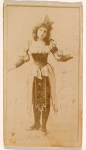 Lyllian Poole, from the Actresses series (N245) issued by Kinney Brothers to promote Sweet Caporal Cigarettes MET DP859322