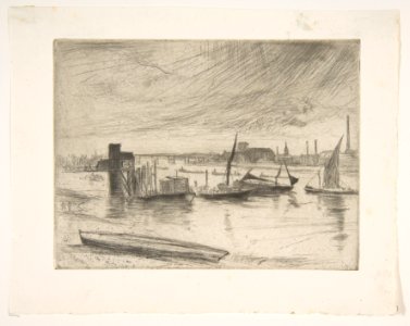 Early Morning, Battersea (Battersea Dawn) (Cadogan Pier) MET DP813366