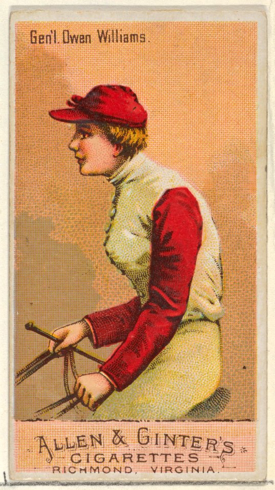 General Owen Williams, from the Racing Colors of the World series (N22a) for Allen & Ginter Cigarettes MET DP835190