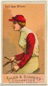 General Owen Williams, from the Racing Colors of the World series (N22a) for Allen & Ginter Cigarettes MET DP835190
