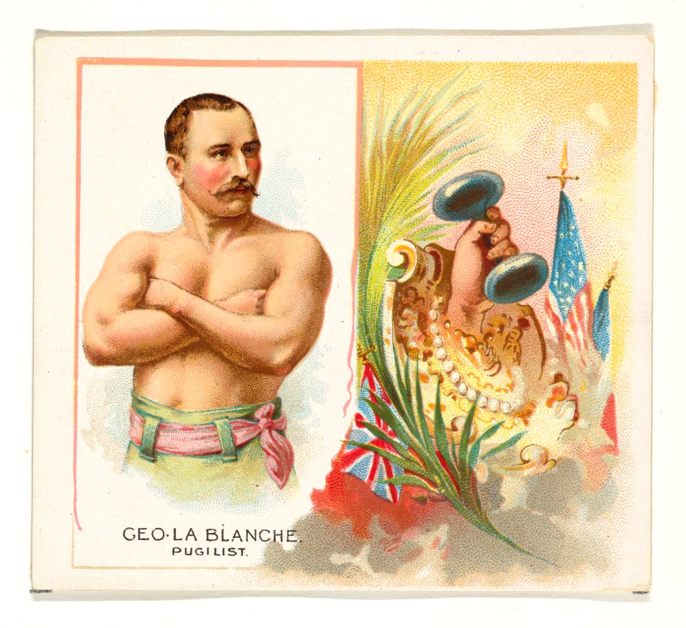 George La Blanche, Pugilist, from World's Champions, Second Series (N43) for Allen & Ginter Cigarettes MET DP839327