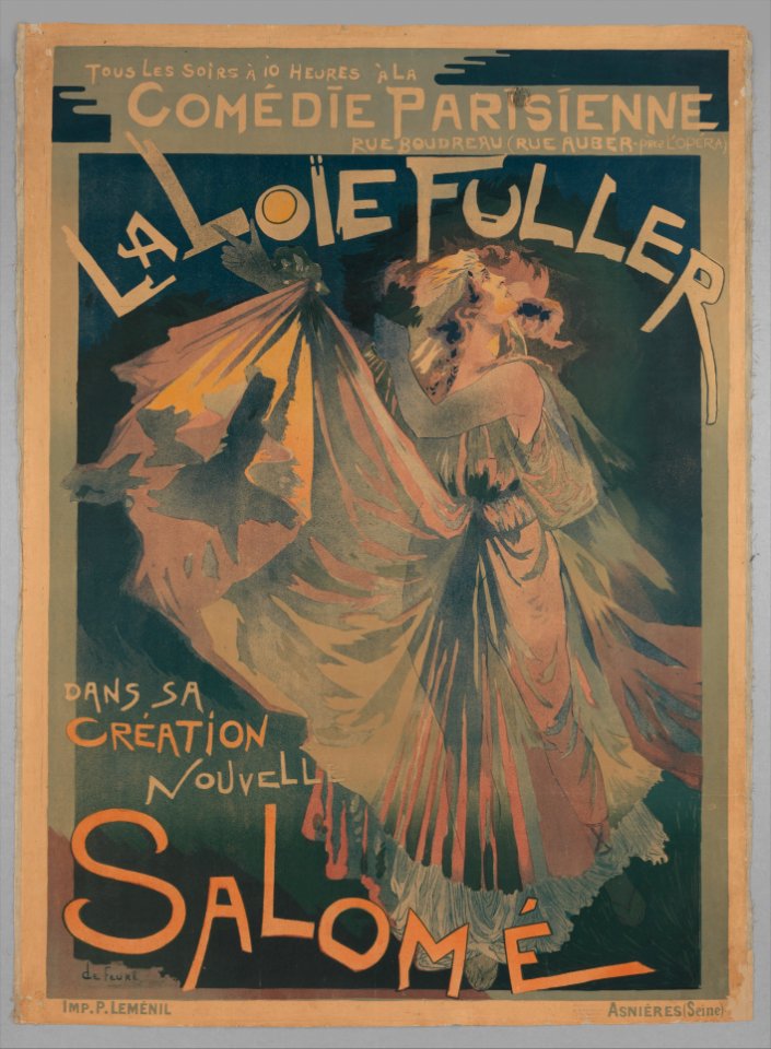 Comedie Parisienne, La Loïe Fuller Dans Sa Création Nouvelle, Salomé MET DP358283