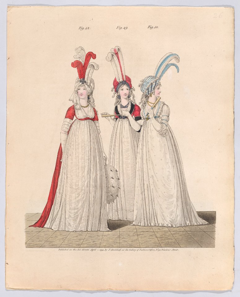 Gallery of Fashion, vol.II- April 1 1795 - March 1, 1796 Met DP889229