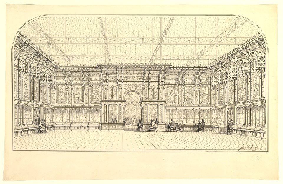 Gallery Lined with Display Cases MET DP820887